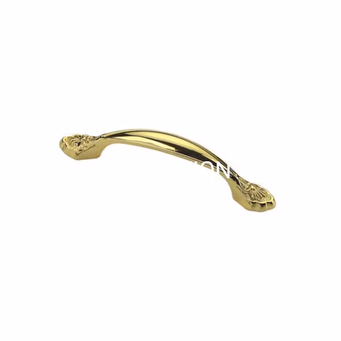 Accessori per porte e maniglie per mobili con spazzola delicata in lega di zinco da 96 mm