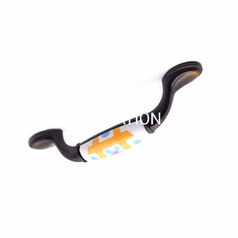Accessori per mobili con maniglia per cassetto e maniglia per armadio in ceramica alla moda da 76 mm
