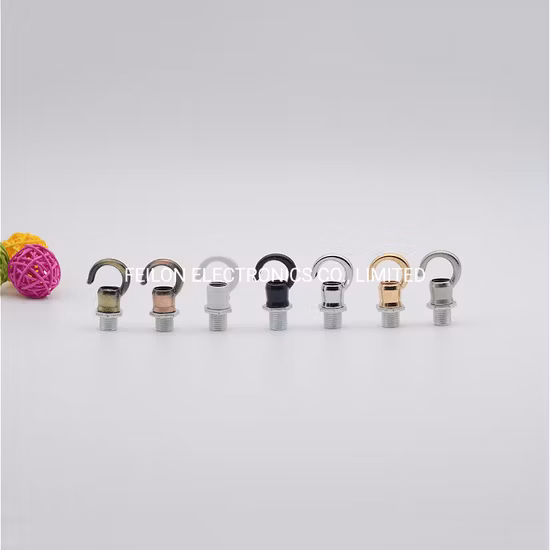 N. 2 Vecchio Gancio Aperto Gancio Lanterna Bull Nose Ring M10 Carico Dente